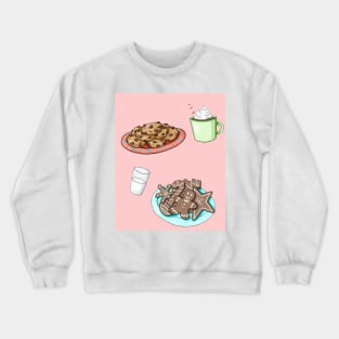 christmas cookies for santa Crewneck Sweatshirt